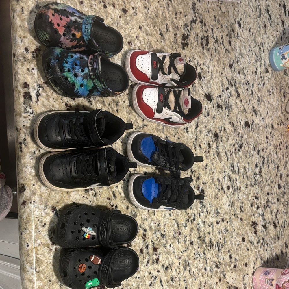 Nike and Crocs Kids Sneakers/ Shoes - assorted lot